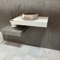 روشویی سرامیکی پایه دار روشویی سرامیکی کاسه سنگی