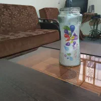 بانک حبوبات 2 کیلویی شیشه ای