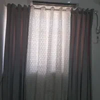 پرده پارچه مخمل و حریر