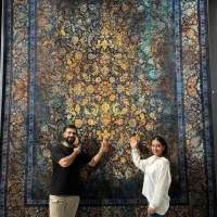 فرش افشان پیچک فیلی 12متری ۵۵۶۶