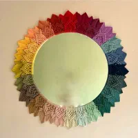 آینه مکرومه|آینه|شیراز, باغ تخت|دیوار