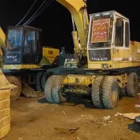 بیل مکانیکی پوکلین 75 لاستیکی