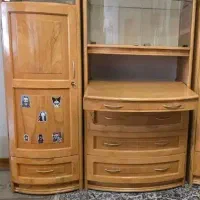 کمد چوب راش روسی نوجوان با میز تحریر