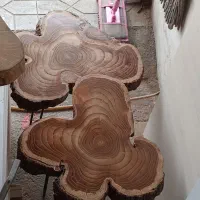 میز اسلب روستیک رزینی|میز و صندلی غذاخوری|محمودآباد, |دیوار