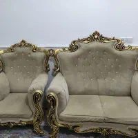 مبل سلطنتی ۷ نفره|مبلمان خانگی و میز عسلی|قم, علی آباد سعدگان|دیوار