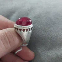 انگشتریمنی و۲۴نگین وانگشتریاقوت|جواهرات|خلیل آباد, |دیوار