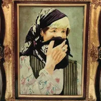 تابلو فرش دستباف ۱۰۰*۷۰ سنتی