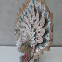 طاووس زیبا|مجسمه، تندیس، ماکت|کاشان, فاز ۲ ناجی آباد|دیوار