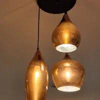 لوستر شیک دیزاین (دو عدد)|لوستر و چراغ آویز|اصفهان, کوی امام|دیوار