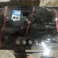 گاز طرح فر شیشه ای مشکی|اجاق گاز و لوازم برقی پختوپز|گلوگاه, |دیوار