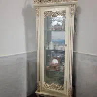 بوفه سفید چوبی