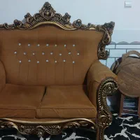 مبل هفت نفره . ویترین. میز عسلی .زیر تلویزیون|مبلمان خانگی و میز عسلی|لردگان, |دیوار
