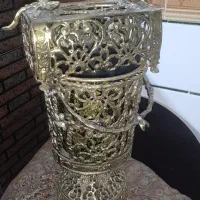 کنسول آیینه ساعت سطل جادستمال کاغذی میوه خوری برنز