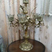 آباژور کنار سالنی رومیزی برنجی