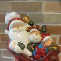 مجسمه  سورتمه بابانوئل|مجسمه، تندیس، ماکت|تهران, قصر فیروزه ۱|دیوار