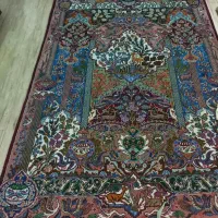 قالی دستباف طرح شکارگاه|فرش|کاشمر, |دیوار