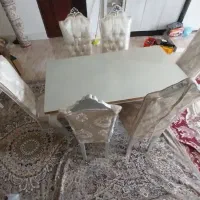میز چوبی نهار خوری ۶نفره