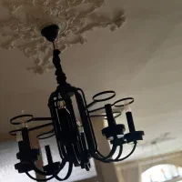 لوستر فلزی ۸شعله|لوستر و چراغ آویز|تهران, اوقاف|دیوار