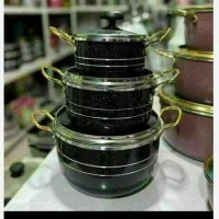 سرویس قابلمه 21 پارچه طرح ماربل ماموت|ظروف پخت‌وپز|تهران, جی|دیوار