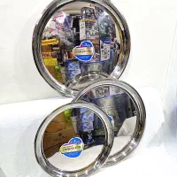 سینی استیل گرد سایز بزرگ