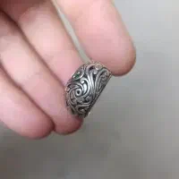 انگشتر نقره 8گرم و نیم