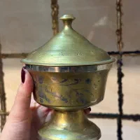 قندان و جا عودی برنز
