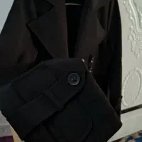 مانتو کتی مشکی جنس کرپ سایز ۴۰تا۴۴  در حد نو|لباس|مشهد, موعود|دیوار