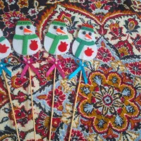 گیفت های انار و آدم برفی|صنایع دستی و سایر لوازم تزئینی|قم, امامزاده ابراهیم|دیوار