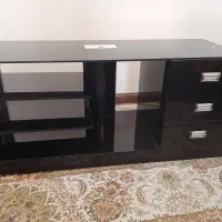 میز تلویزیون شیشه ای