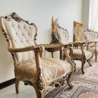 مبل کلاسیک همراه با نهارخوری ۸ نفره