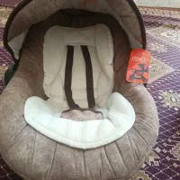 تخت کودک کشو دار با تشک و کریر خارجی در حد نو