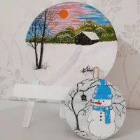 دیوار کوب سفالی شیک و خاص