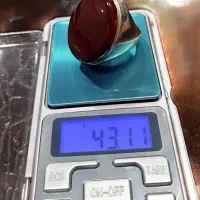 انگشتر نقره عقیق یمن دست ساز