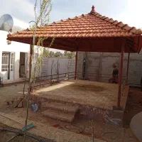 اجرای سقف شیبدارالاچیق