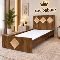 تخت تک لوزی آنتیک (صنایع چوبی خاص)