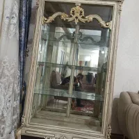 بوفه تمام چوب|بوفه، ویترین، کنسول|باسمنج, |دیوار