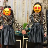 پیراهن دوتیکه دخترانه