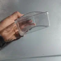 ظرف کریستالی صندوقی ،درب شیشه ای