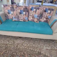 مبل ۷ نفره کار کرده در حد نو