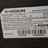 تلویزیون ۴۳ اینچ هوشمند ایکس ویژن|تلویزیون و پروژکتور|رشت, رودباری|دیوار
