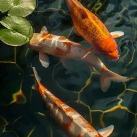 ماهی زینتی کوی برای حوض ها و رستوران