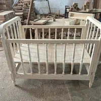 تخت خواب چوبی بزرگ سال کودک و نوزاد گهواره چوبی|تخت و صندلی بچه|مشکیندشت, |دیوار