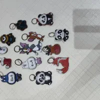 جاکلیدچرم بزی کودکانه،طرح حیوانات فانتزی ودست‌دوز