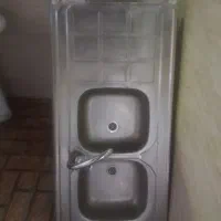 سینک ظرفشویی به همراه شیر اهرمی|مصالح و تجهیزات ساختمان|تهران, تهرانسر شمالی|دیوار