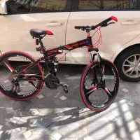 دوچرخه تاشو سوپرگلدفول آلومینیوم 9900 سایز 26 اینچ