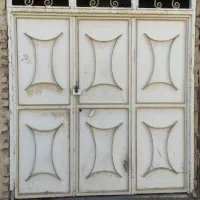 درب حیاط سه دهنه (پارکینگی)