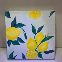 رنگ روغن طرح لیمو