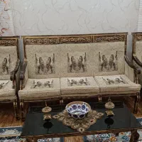 مبل نه نفره به همراه غذاخوری شش نفره|مبلمان خانگی و میز عسلی|اهر, |دیوار