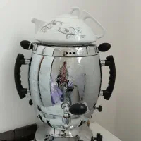 سماور گازی و قوری