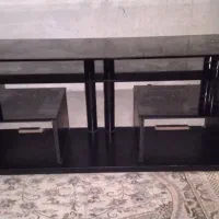 میز تلویزیون شیشه ای
